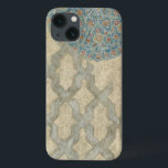 Decorative Silver Tapestry Floral Arrangement iPhone 13 Case<br><div class="desc">A decorative silver tapestry showcases a circular floral arrangement. This print would make a wonderful gift for people who love tapestries or tapestry-style art!</div>