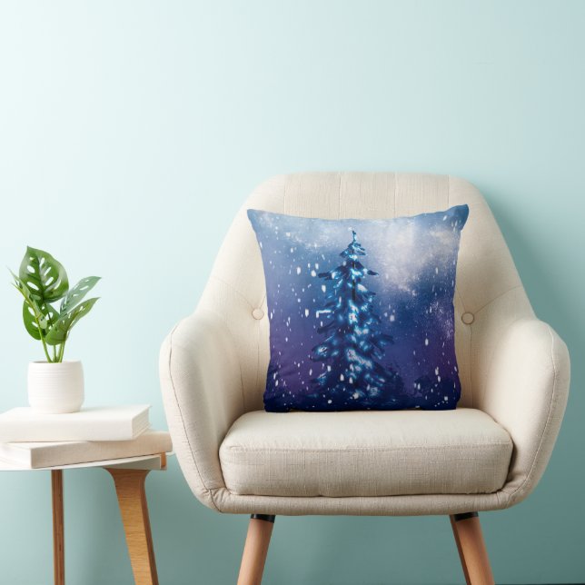 Decorative Snow Ball Merry Christmas Cushion (Chair)