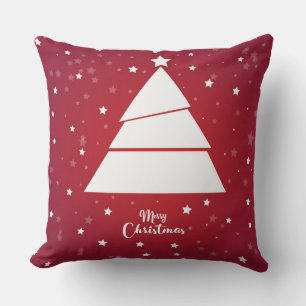 Decorative Snow Blue & White Ball Merry Christmas  Cushion