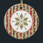 Decorative Snowflake Christmas Ornaments<br><div class="desc">This elegant ornament can be totally personalised by you to make a wonderful holiday gift for anyone on your shopping list!
Artwork by Sarah Paris</div>
