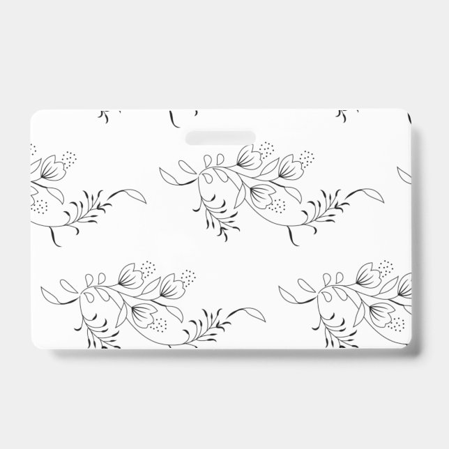 Decorative, Soapstone, Bianca ID Badge (Front)