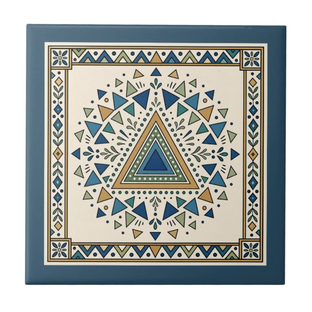 Decorative Southwest Pattern Tile (Front)