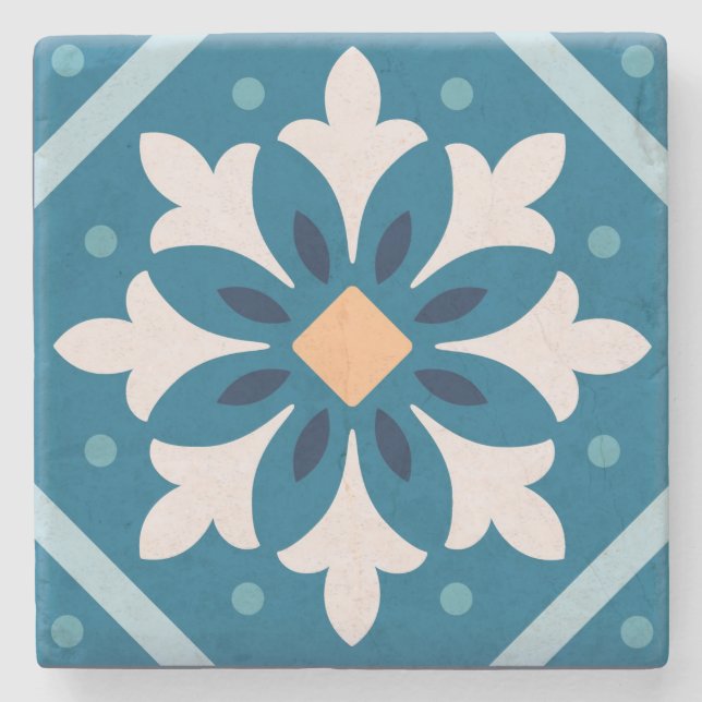 Decorative Stone Coaster (Front)