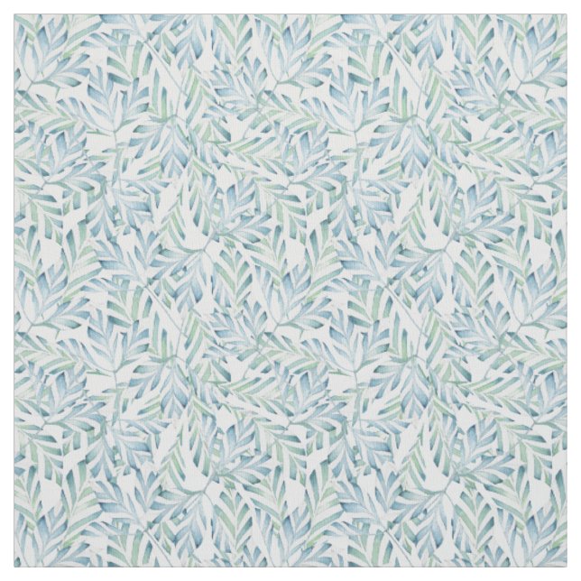 Decorative Striped Leaf Pattern Fabric (Swatch)