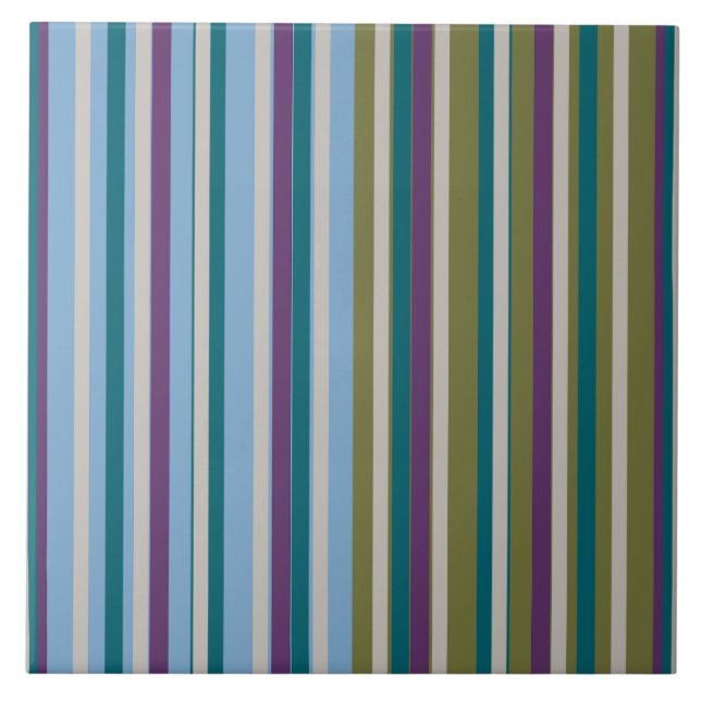  Decorative Striped Tile (Front)