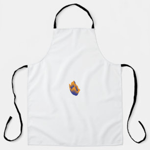 Decorative Style, Dark Blue Green, Wattle Apron