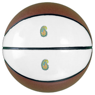 Decorative Style, Dark Blue Green, Wattle Basketball