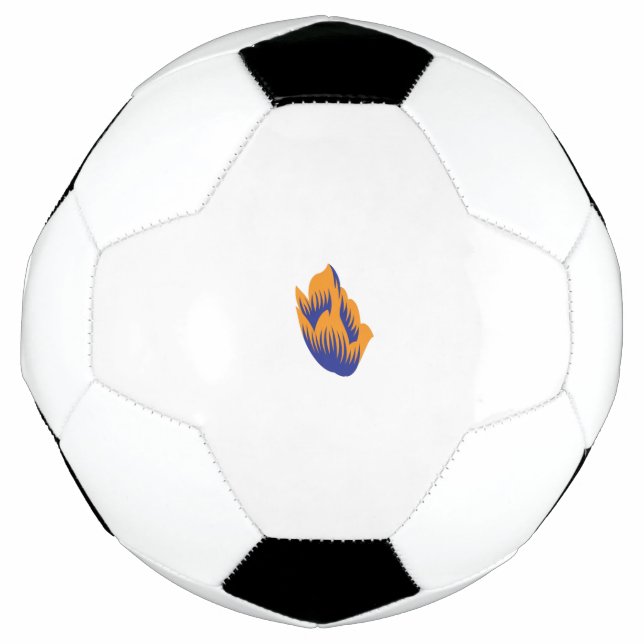 Decorative Style, Dark Blue Green, Wattle Football (Front)