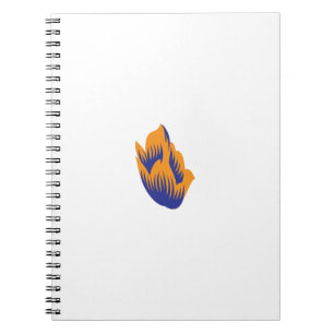 Decorative Style, Dark Blue Green, Wattle Notebook