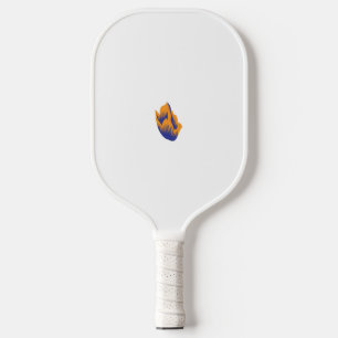 Decorative Style, Dark Blue Green, Wattle Pickleball Paddle