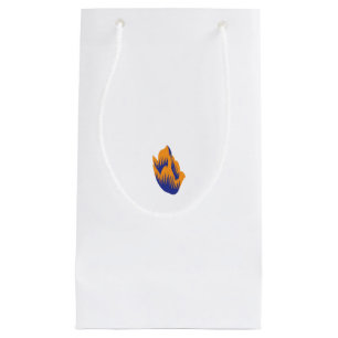 Decorative Style, Dark Blue Green, Wattle Small Gift Bag