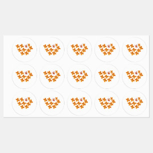 Decorative Style, Dull Orange, Cornell Red