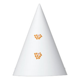Decorative Style, Dull Orange, Cornell Red Party Hat