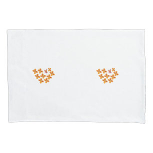 Decorative Style, Dull Orange, Cornell Red Pillowcase