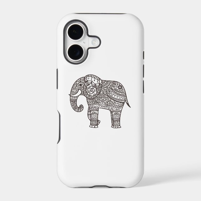 Decorative Style Elephant (Back)