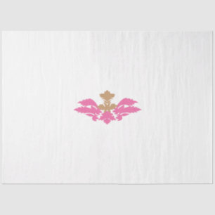 Decorative Style, Hot Pink, Antique Brass Tissue Paper