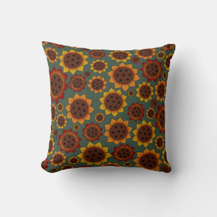 Decorative Sunflower Pillow