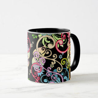 Decorative Swirls Mug
