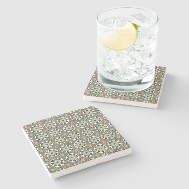 decorative symmetrical geometric pattern coaster  (Creator Uploaded)