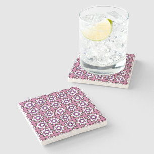 decorative symmetrical geometric pattern coaster