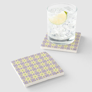 decorative symmetrical geometric pattern coaster