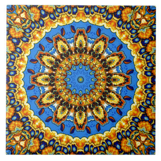 Decorative Talavera meets Country French Tiles