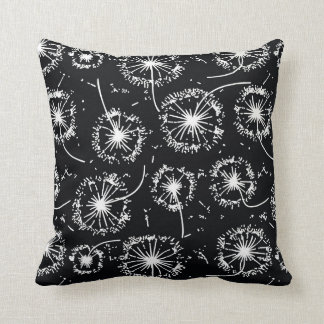 Decorative Throw Pillows-Dandelion Dance Cushion