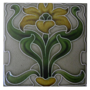 Decorative Tiles Art Deco Vintage