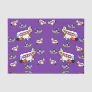 Decorative tissue paper aeroplanes