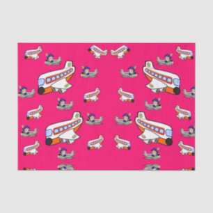 Decorative tissue paper aeroplanes