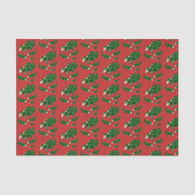 Decorative tissue paper Alligators (Front)