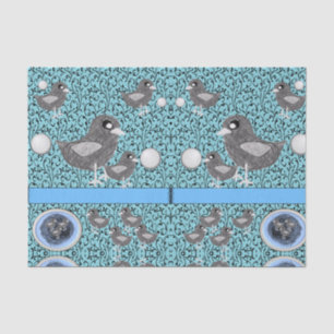 Decorative tissue paper birds