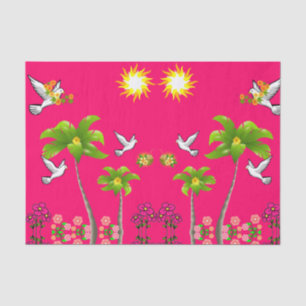 Decorative tissue paper birds