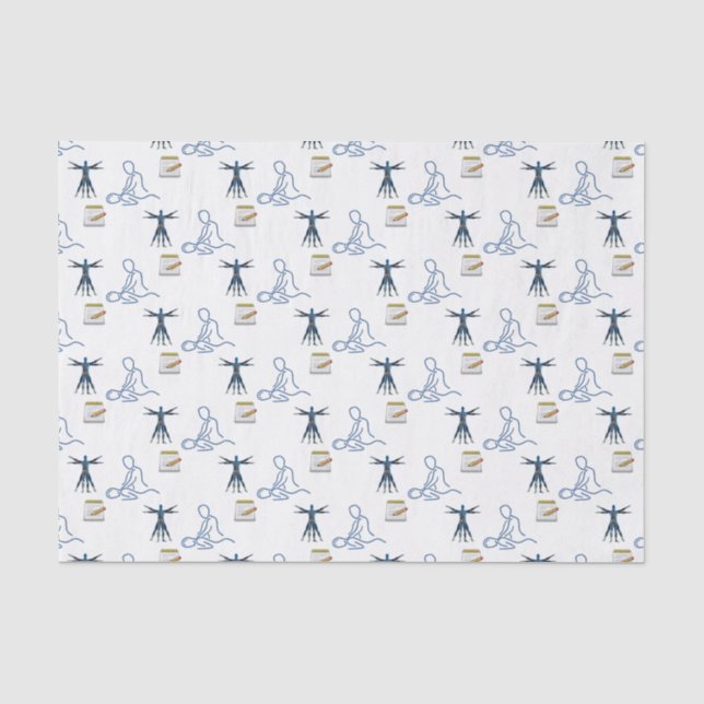 Decorative Tissue Paper Chiropractor (Front)