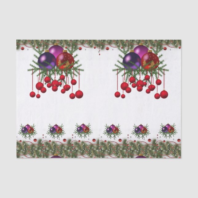 Decorative tissue paper christmas (Front)