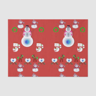 Decorative tissue paper christmas