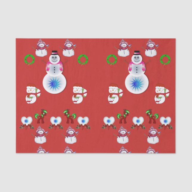 Decorative tissue paper christmas (Front)