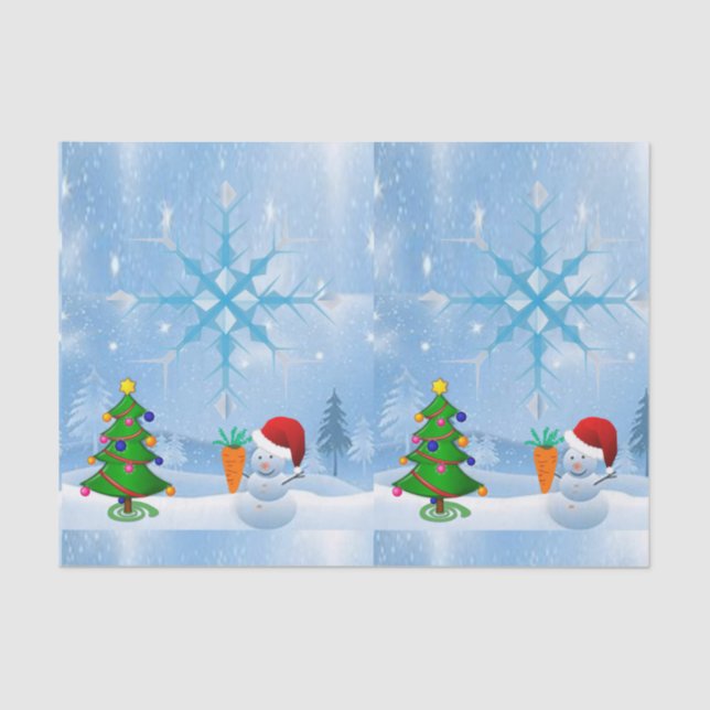 Decorative tissue paper christmas (Front)