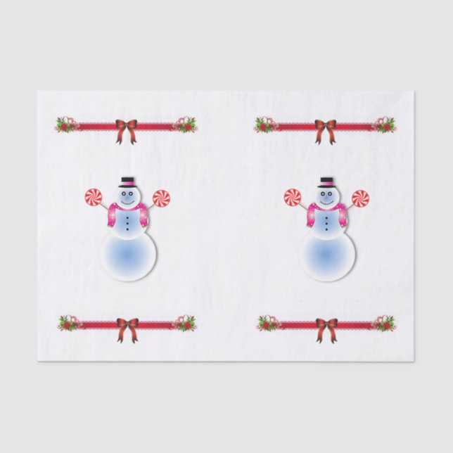 Decorative tissue paper christmas (Front)