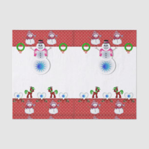 Decorative tissue paper christmas