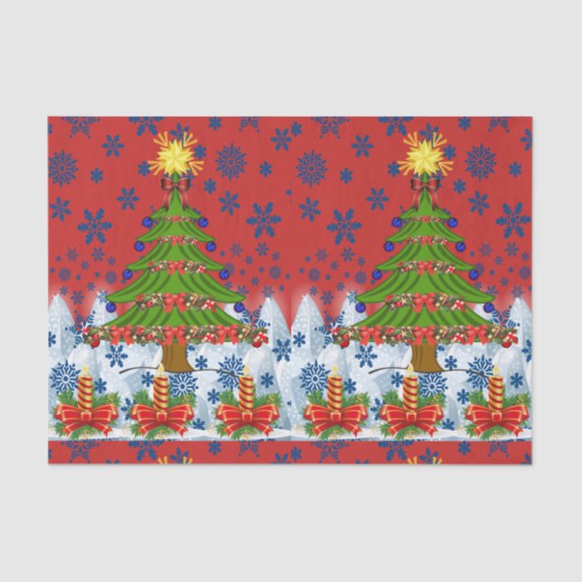Decorative tissue paper christmas (Front)