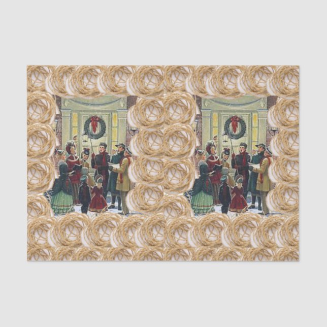 Decorative tissue paper christmas (Front)