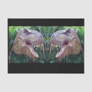 Decorative tissue paper dinosaurs