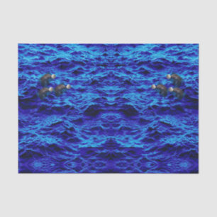 Decorative tissue paper dophins
