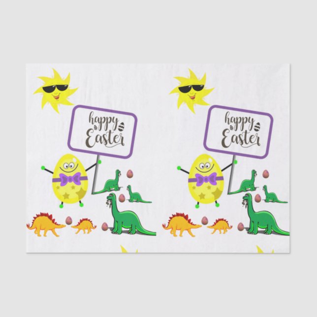 Decorative tissue paper easter (Front)
