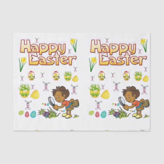 Decorative tissue paper easter (Front)
