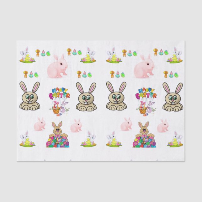 Decorative tissue paper easter (Front)