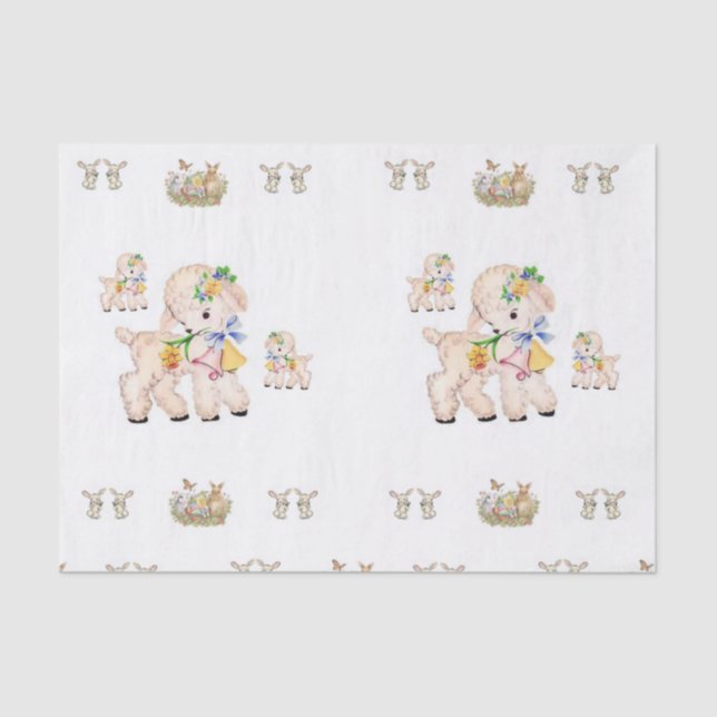 Decorative tissue paper easter (Front)