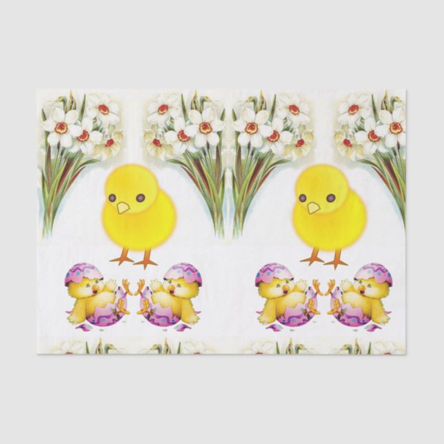Decorative tissue paper easter (Front)