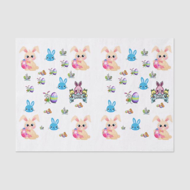Decorative tissue paper easter (Front)